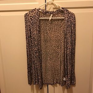 Leopard cardigan